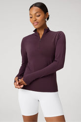 feather tech+ half-zip top