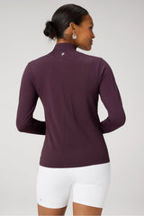 feather tech+ half-zip top