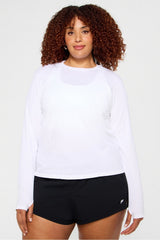 feather tech+ long-sleeve top
