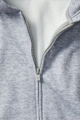 cozy fleece full zip hoodie