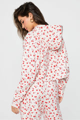 cozy fleece everyday cropped hoodie