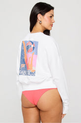 year round terry crew neck sweatshirt