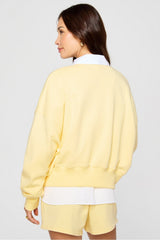 year round terry crew neck sweatshirt