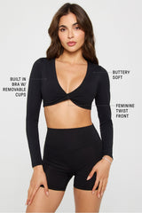 pureluxe built-in bra bolero