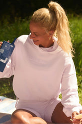 year round terry luxe cropped hoodie