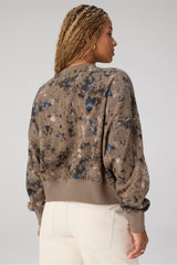 year round terry crew neck sweatshirt