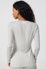 luxe360 rib long-sleeve top