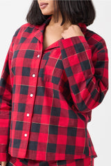 dream flannel long sleeve top