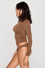 stretchy fit crew long sleeve tee