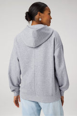 cozy fleece oversized zip up hoodie