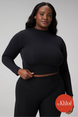 seamless long-sleeve essential tee