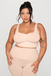 nearly naked shapewear midi bra