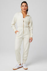 cozy cord zip onesie