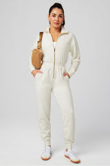 cozy cord zip onesie