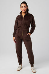 cozy cord zip onesie