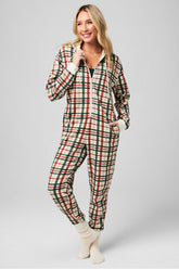 cozy fleece hooded onesie