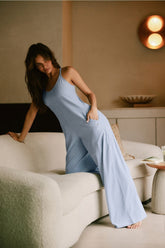 cloud jersey wide leg onesie