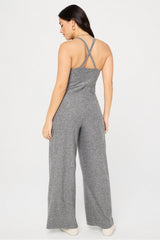 cloud jersey wide leg onesie