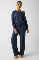 cloud jersey off shoulder onesie
