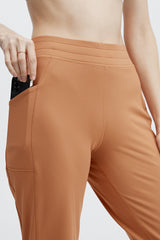 high-waisted cold weather pocket jogger