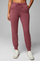 high-waisted performance jogger