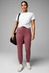 high-waisted performance jogger