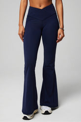 oasis pureluxe high-waisted crossover flare