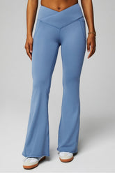 oasis pureluxe high-waisted crossover flare
