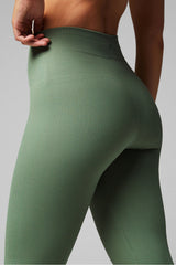 seamless high-waisted slit pant