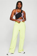 cozy fleece wide leg sweatpant