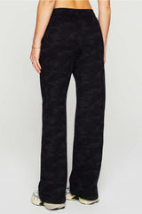 cozy fleece wide leg sweatpant