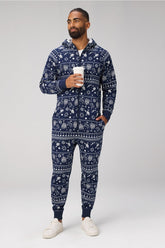 the go-to fleece hooded onesie