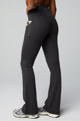 oasis pureluxe high-waisted pocketed kick flare