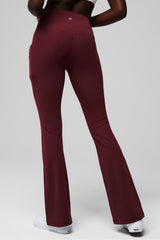 oasis pureluxe high-waisted pocketed kick flare