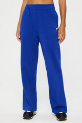 year round terry wide leg pant