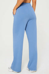 year round terry wide leg sweatpant