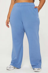 year round terry wide leg sweatpant