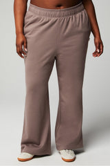 year round terry wide leg pant