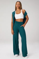 cloud jersey wide leg pant