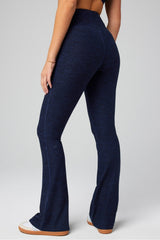 heatherflex high-waisted mini flare