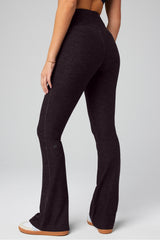 heatherflex high-waisted mini flare