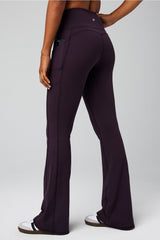 cold weather pocketed high-waisted mini flare