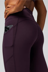 cold weather pocketed high-waisted mini flare