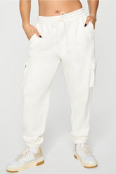 cozy fleece everyday cargo jogger