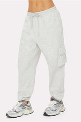 cozy fleece everyday cargo jogger
