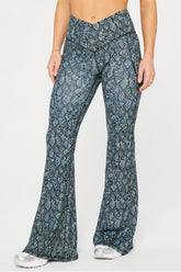 oasis pureluxe high-waisted crossover flare