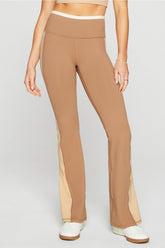 define powerhold® high-waisted color-blocked flare pant