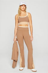 define powerhold® high-waisted color-blocked flare pant