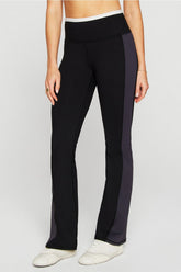 define powerhold® high-waisted color-blocked flare pant