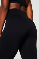 sleek seamless high-waisted flare pant